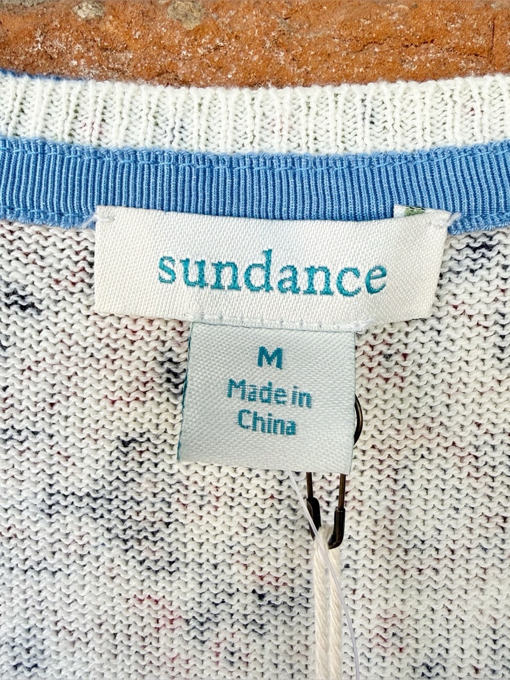 SUNDANCE Multi Floral Print Button Down Lightweight Cardigan Sweater Medium - Picture 3 of 8